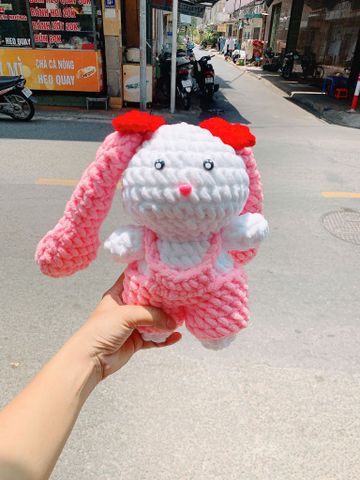 Thú Bông Thỏ Tai Dài (18cm x 25cm)