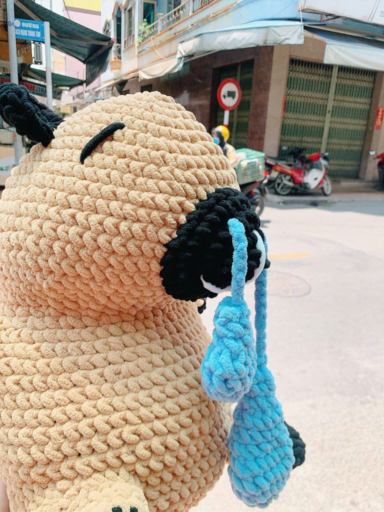 Thú Bông Capypara Nhỏ Mũi (38cm x 42cm)