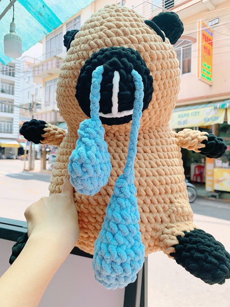 Thú Bông Capypara Nhỏ Mũi (38cm x 42cm)