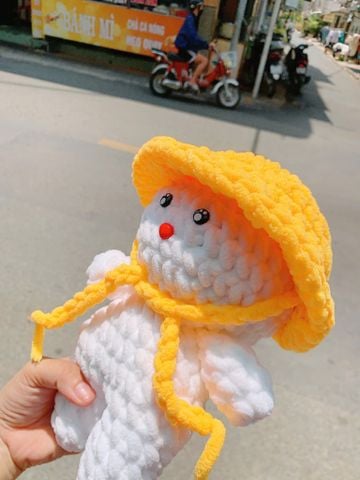 Thú Bông Nón Vàng (18cm x 25cm)