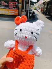 Thú Bông Hello Kitty (18cm x 27cm)