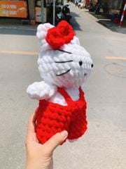 Thú Bông Hello Kitty (18cm x 27cm)