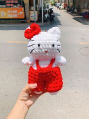 Thú Bông Hello Kitty (18cm x 27cm)