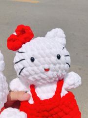Thú Bông Hello Kitty (18cm x 27cm)