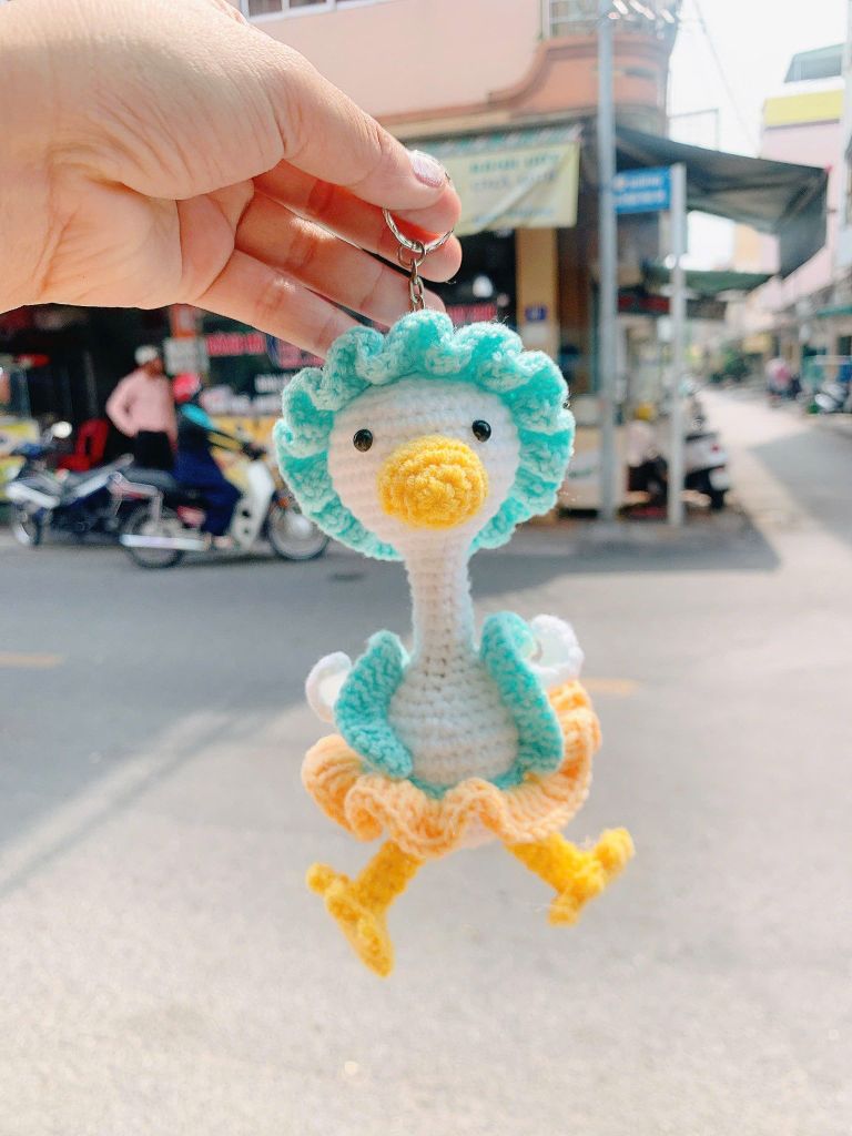 Móc Khóa Con Vịt Cute Size 16cm