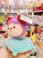 Đế Donut Lúc Lắc Capybara Vàng