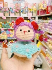 Đế Donut Lúc Lắc Capybara Vàng