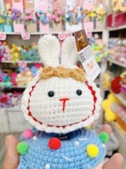 Đế Donut Lúc Lắc Thỏ Đỏ