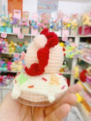 Đế Donut Lúc Lắc Heo Đỏ