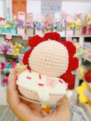 Đế Donut Lúc Lắc Heo Đỏ