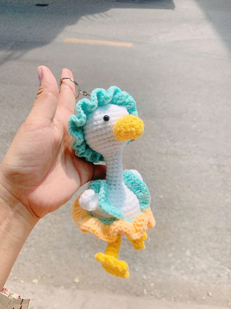 Móc Khóa Con Vịt Cute Size 16cm