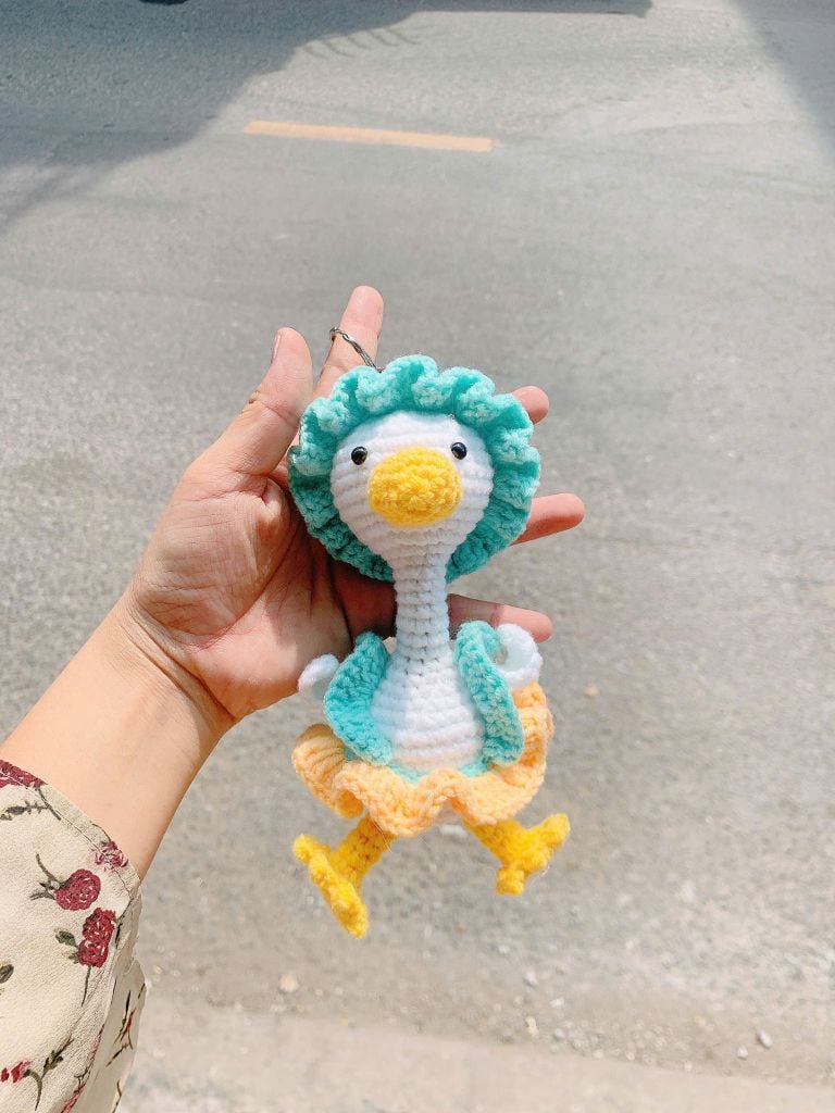 Móc Khóa Con Vịt Cute Size 16cm