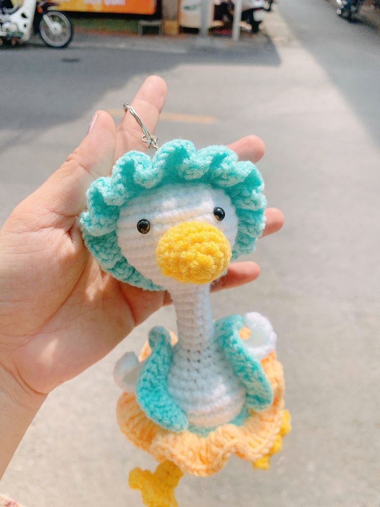 Móc Khóa Con Vịt Cute Size 16cm