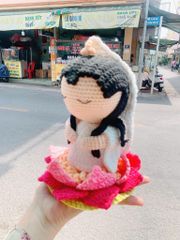 Tượng Quan Âm Bồ Tát Ngồi Thiền Hoa Sen