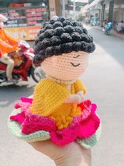 Tượng Phật Ngồi Thiền Hoa Sen