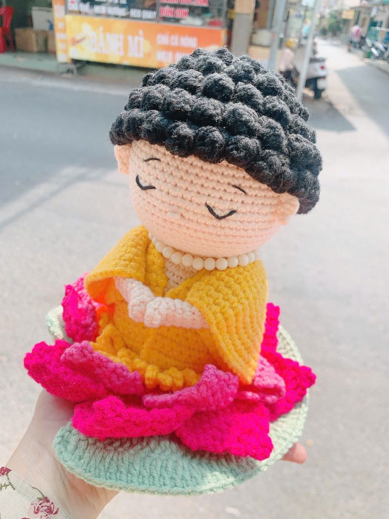 Tượng Phật Ngồi Thiền Hoa Sen