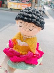 Tượng Phật Ngồi Thiền Hoa Sen