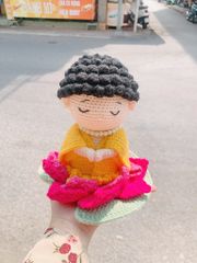 Tượng Phật Ngồi Thiền Hoa Sen