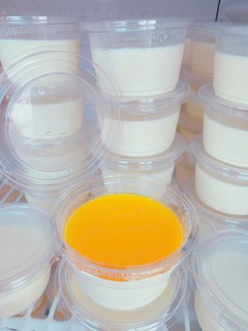 Food & Drinks Panna Cotta Đào