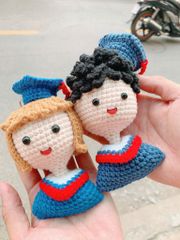 Móc Khóa Búp Bê Tốt Nghiệp Mẫu 01
