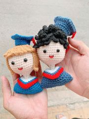 Móc Khóa Búp Bê Tốt Nghiệp Mẫu 01