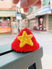 Móc Khóa Nón Lá Cờ Việt Nam