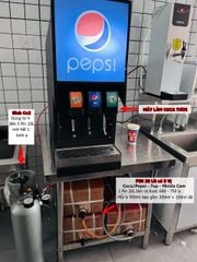 Máy làm Soda (tương tự máy Coca, Pepsi) tươi 3 vòi TC300