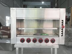 Lò nướng Salamander 6 họng dùng gas