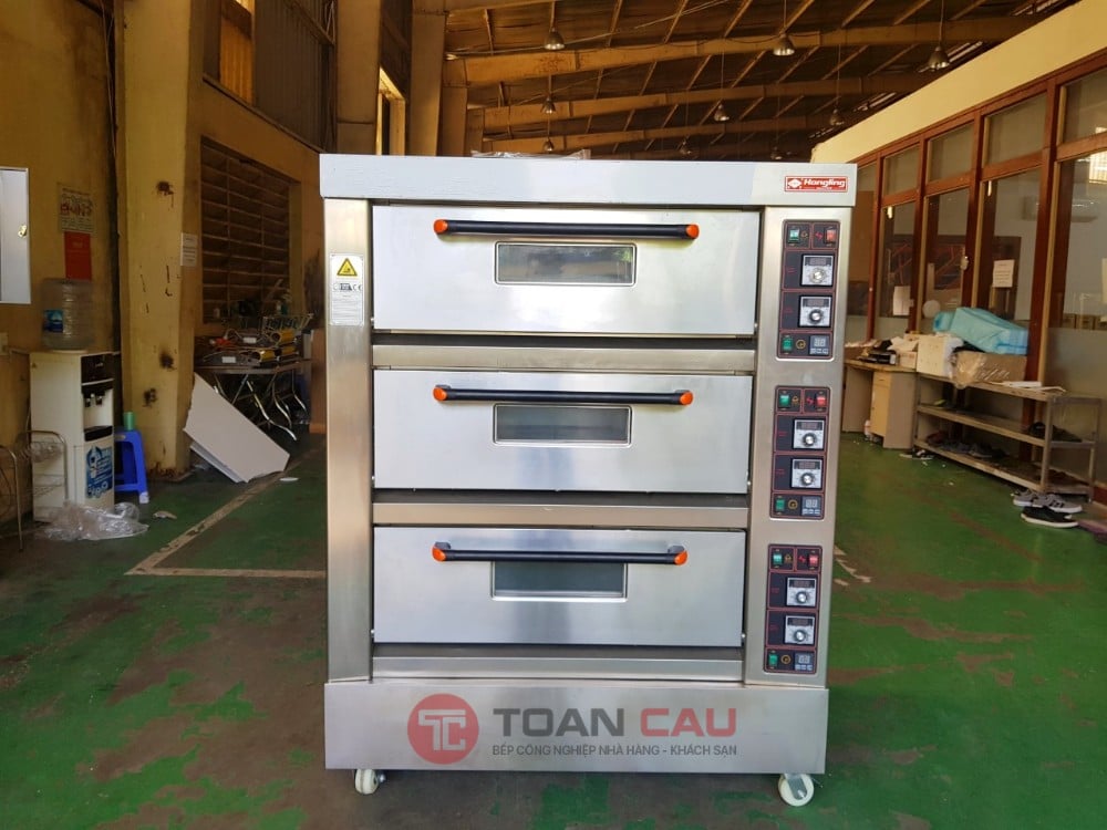 Lo nuong 3 tang 6 khay Hongling dung dien