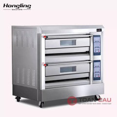 Lò nướng dùng gas 2 tầng 4 khay Hongling model HLY-204DB