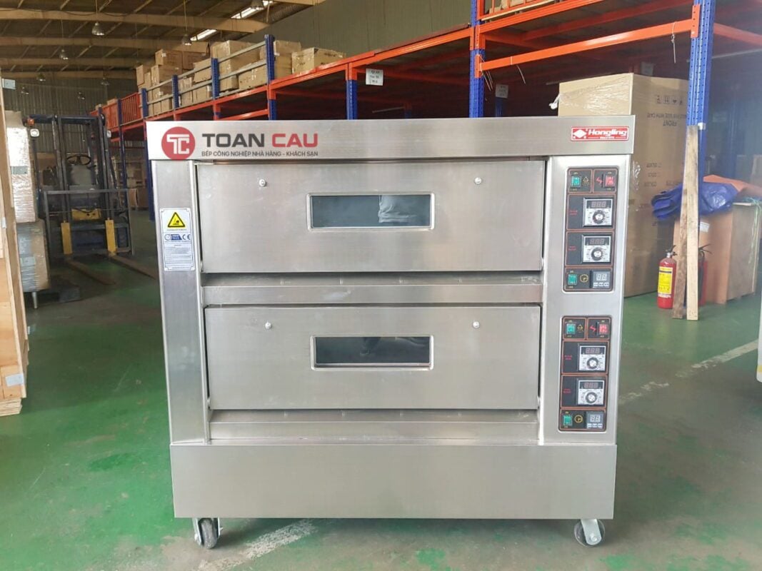 Lò nướng 2 tầng 4 khay Hongling
