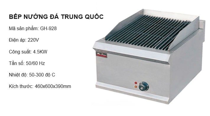 Bếp nướng đá Trung Quốc dùng điện GH928