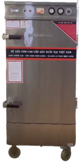 Tủ hấp cơm 12 khay dùng điện (nấu 36Kg gạo/lần)