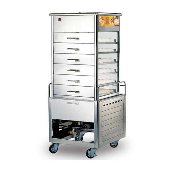 Tủ hấp bánh bao 6 khay BERJAYA ESM66