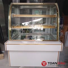 Tủ bánh kem 3 tầng kính cong 90cm