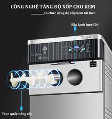 Máy làm kem tươi cao cấp Venus VSC329L (2 block làm lạnh)