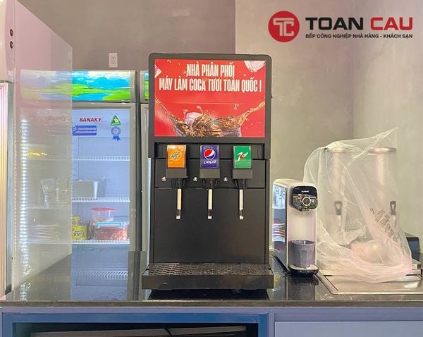 Máy làm Soda (tương tự máy Coca, Pepsi tươi) 3 vòi TC-3FS
