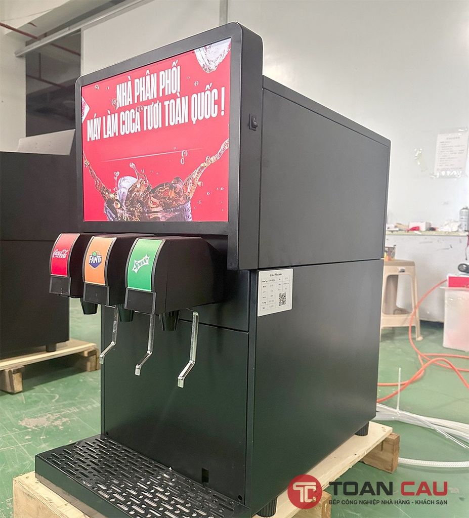 Máy làm Soda (tương tự máy Coca, Pepsi tươi) 3 vòi TC-3FS