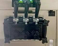 Mặt bích xả kem
