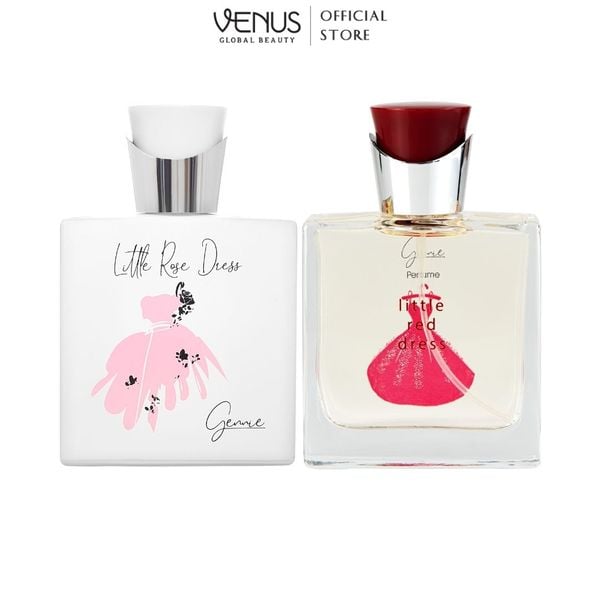  Bộ đôi Nước hoa Nữ Gennie Little Rose + Red Dress 50ml 