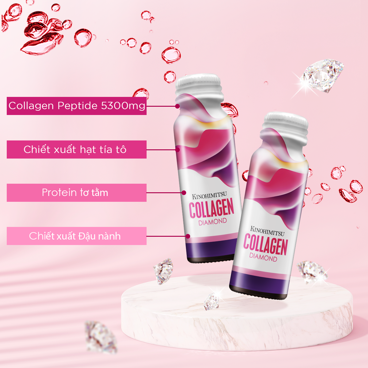  Collagen Diamond 50G | NƯỚC UỐNG CHỐNG LÃO HOÁ, SÁNG DA 