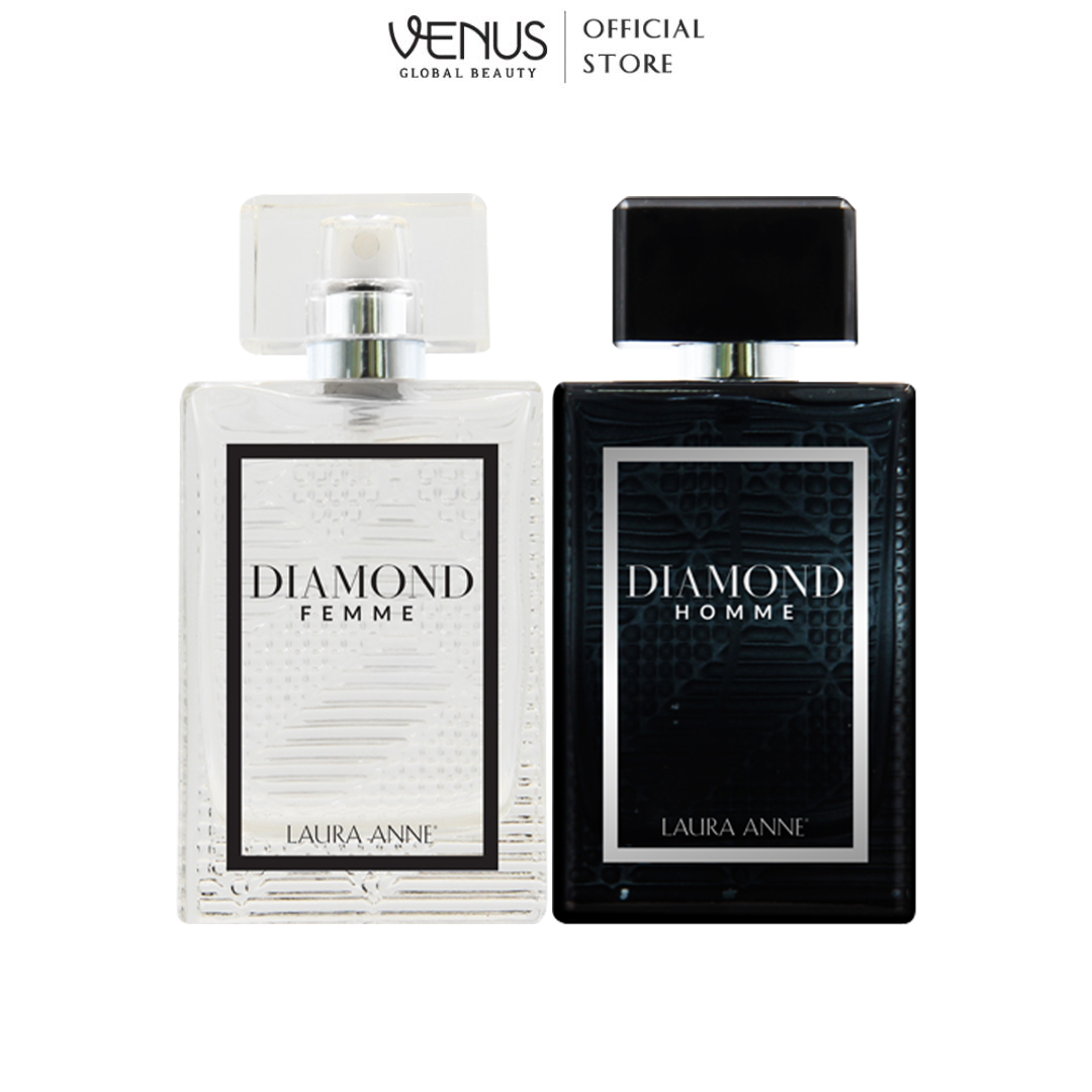  Bộ đôi Nước hoa Nam Nữ Diamond Homme Femme 45ml 