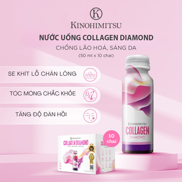  Collagen Diamond 50G | NƯỚC UỐNG CHỐNG LÃO HOÁ, SÁNG DA 
