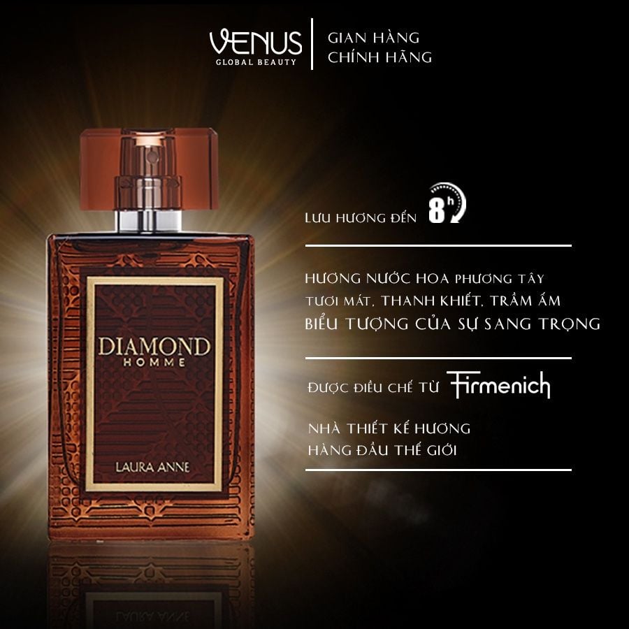  Nước Hoa Nam Diamond Homme (Brown) 45ml 