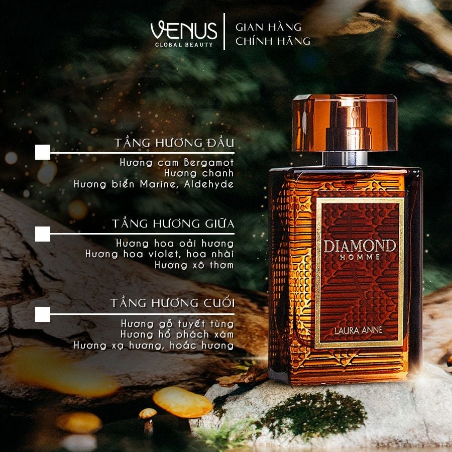  Nước Hoa Nam Diamond Homme (Brown) 45ml 