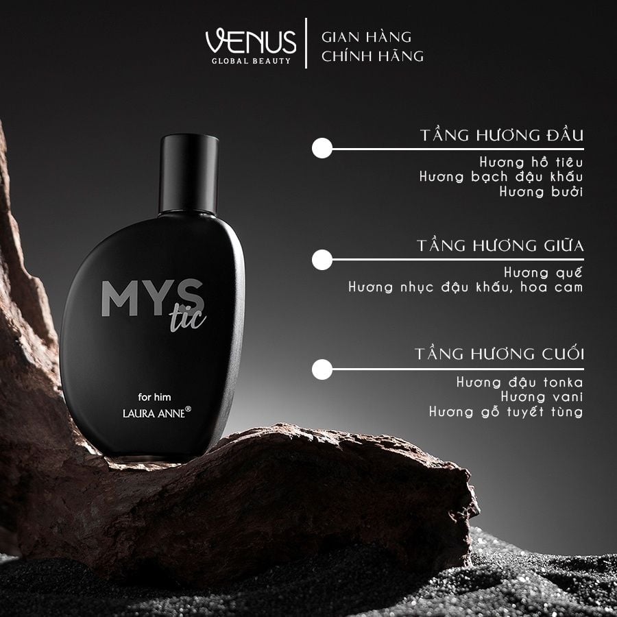  Nước hoa nam LAURA ANNE Mystic 50ml chính hãng 