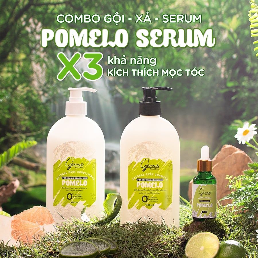  Gennie Natural Care Serum Pomelo for Hairfall 30ml 