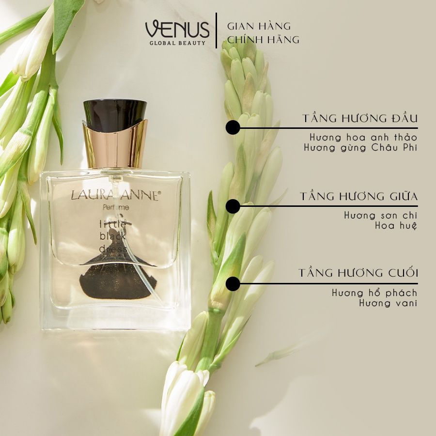  Bộ đôi Nước hoa Nữ Gennie Little Black + Gold Dress 50ml 