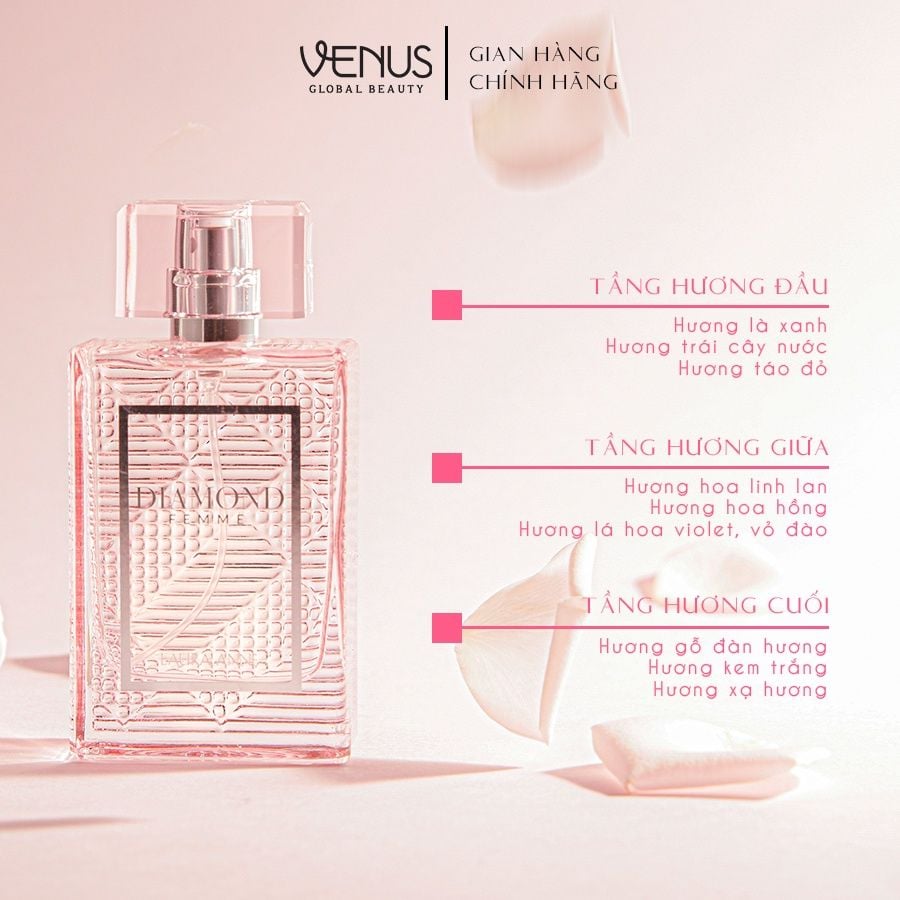  Nước Hoa Nữ Diamond Femme (Pink) 45ml 