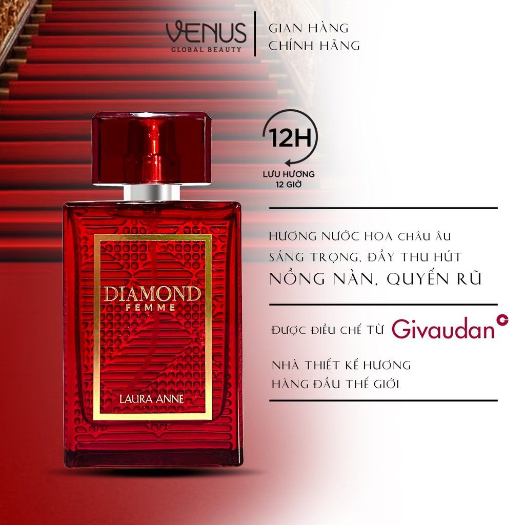  Nước hoa Nữ Diamond Femme Ruby Red 45ml 